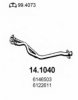 FORD 6122611 Exhaust Pipe